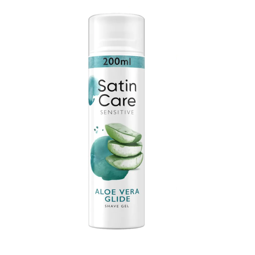 Gillette Satin Care Sensitive Aloe Vera Żel do Golenia 200ml